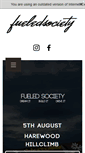 Mobile Screenshot of fueledsociety.com